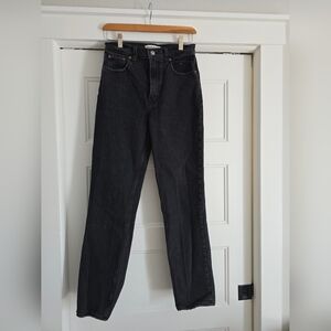Abercrombie & Fitch Dark Gray Ultra High Rise Jeans
